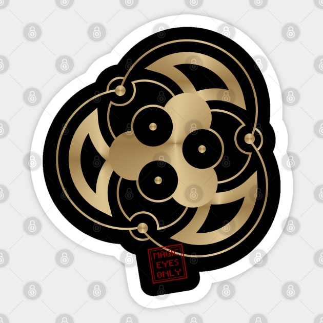 Crop circle 136 Sticker by MagicEyeOnly